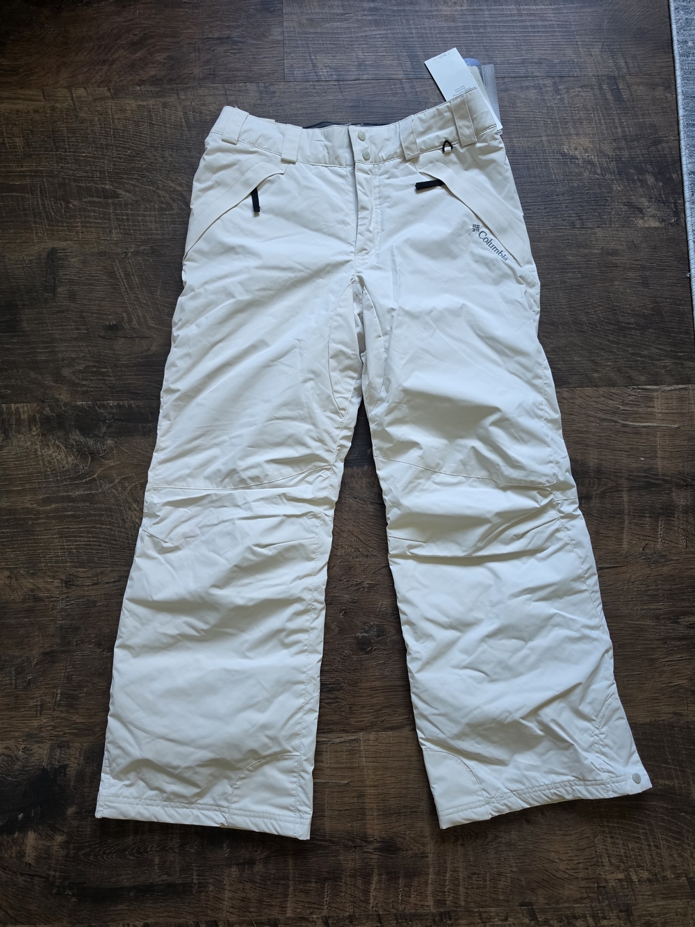 NWT Columbia Girl's "Powder Puff" Ski /Snow Pants — Off-White
